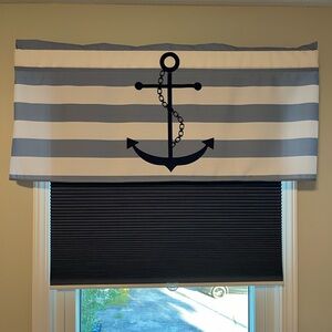2 54” nautical valances